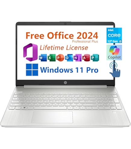 HP ノートPC Intel Core i3 シルバー Amazon.co.jp: HP 15.6インチ HD LED ノートパソコン PC
